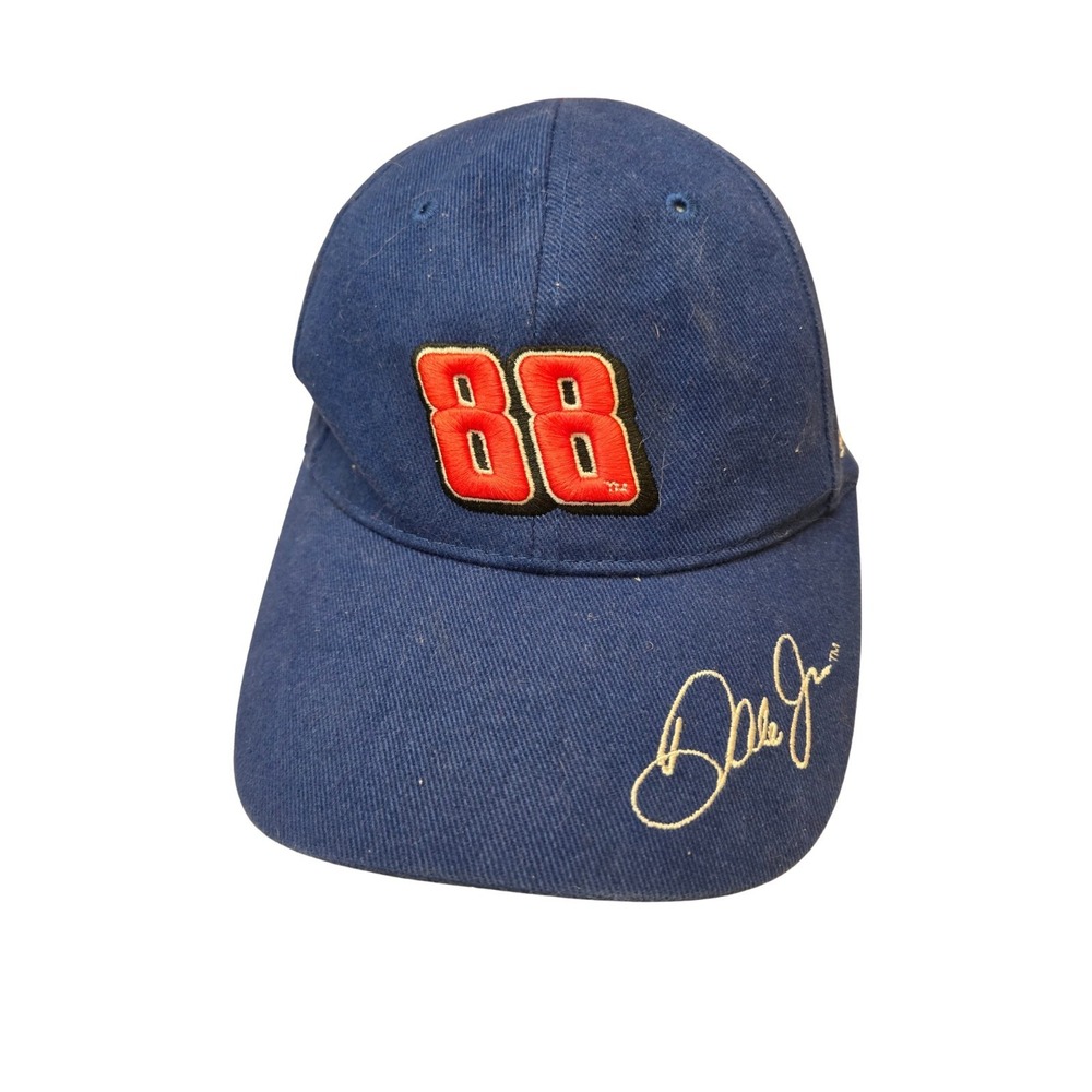 Youth Dale‎ Earnhardt Jr #88 National Guard Adjust Hat Cap NASCAR Blue One Size
